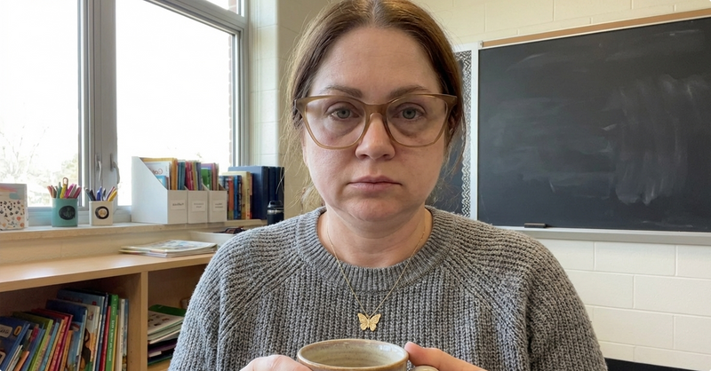 Person holding a mug